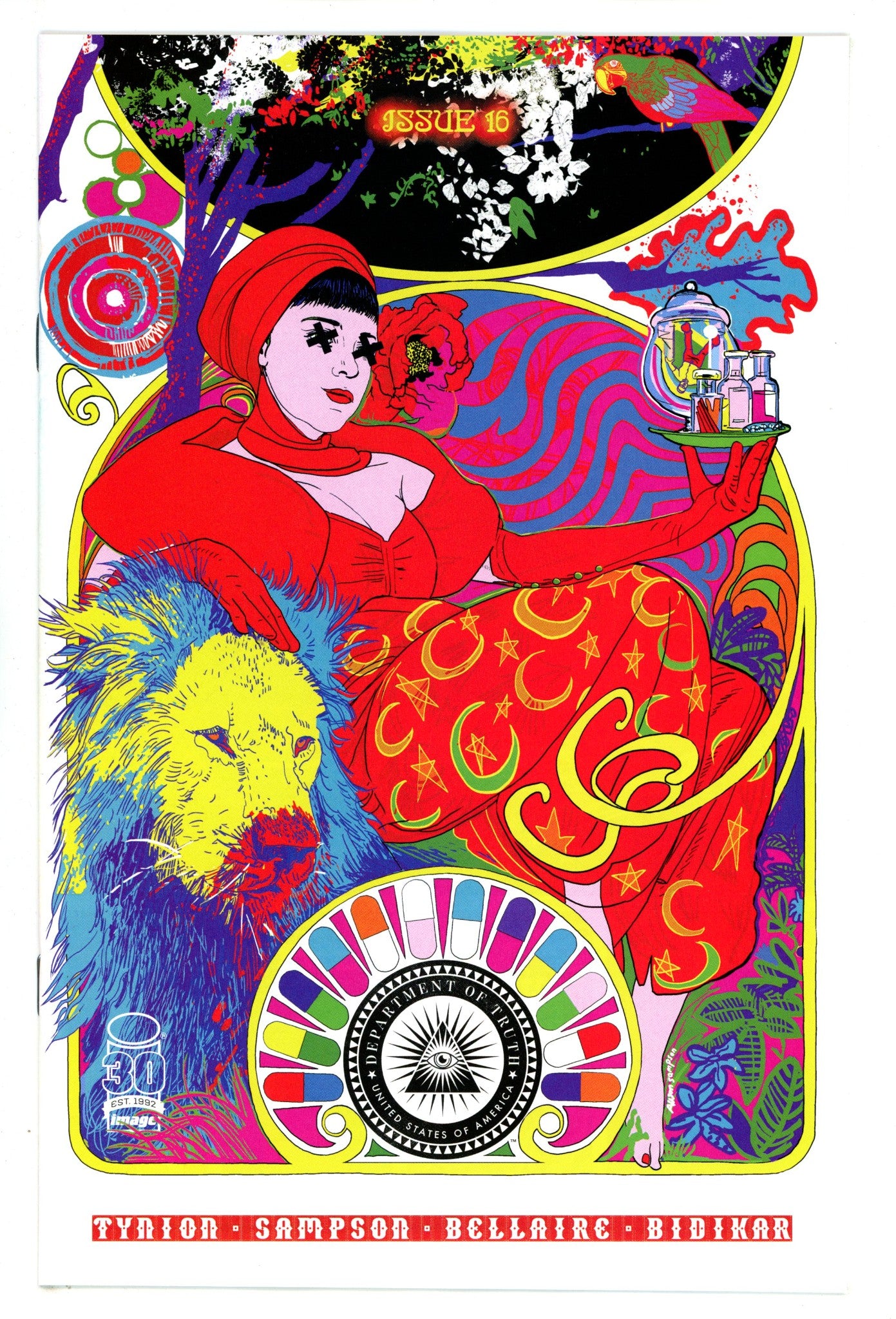 The Department of Truth 16 High Grade (2022) Sampson Variant 