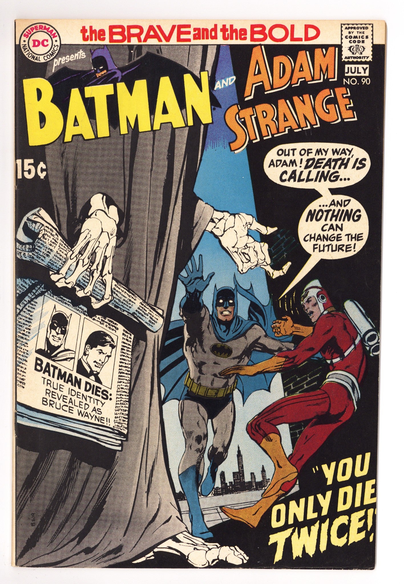 The Brave and the Bold Vol 1 90 VF- (7.5) (1970) 