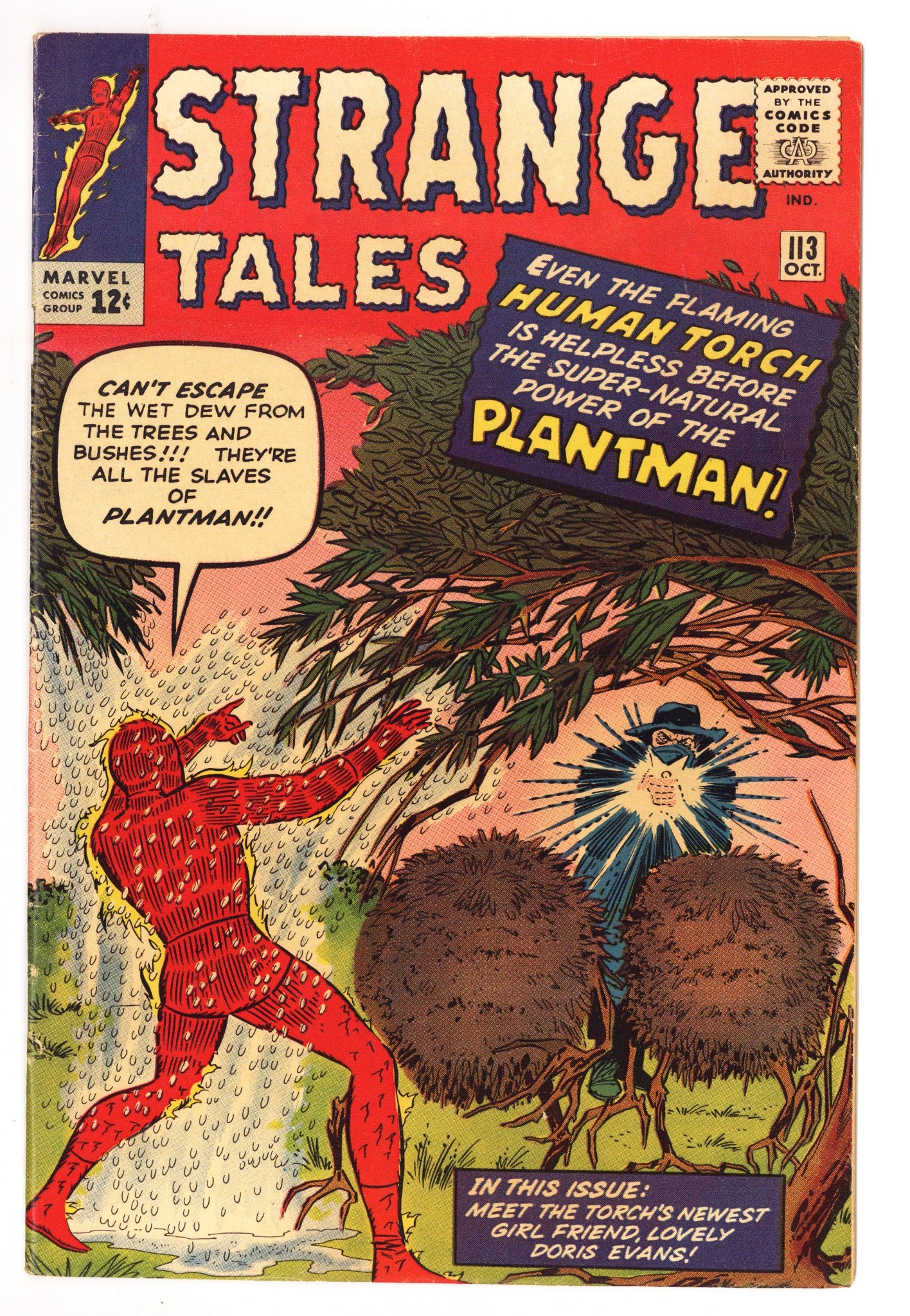 Strange Tales Vol 1 113  FN+ (6.5)   (1963)        