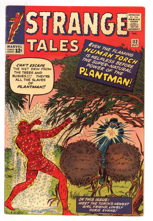 Strange Tales Vol 1 113 FN+ (6.5) (1963)