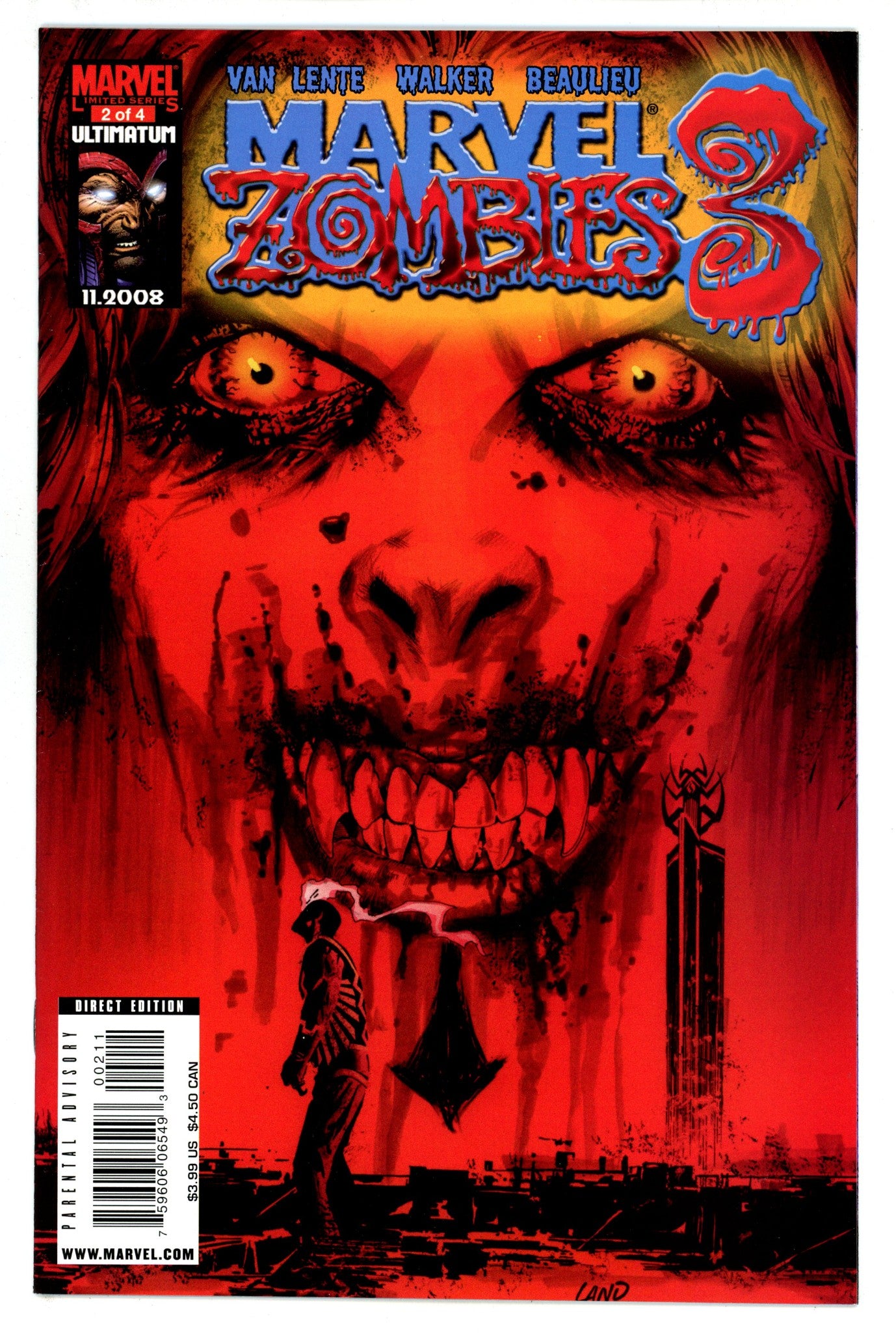 Marvel Zombies 3 2 High Grade (2009) 