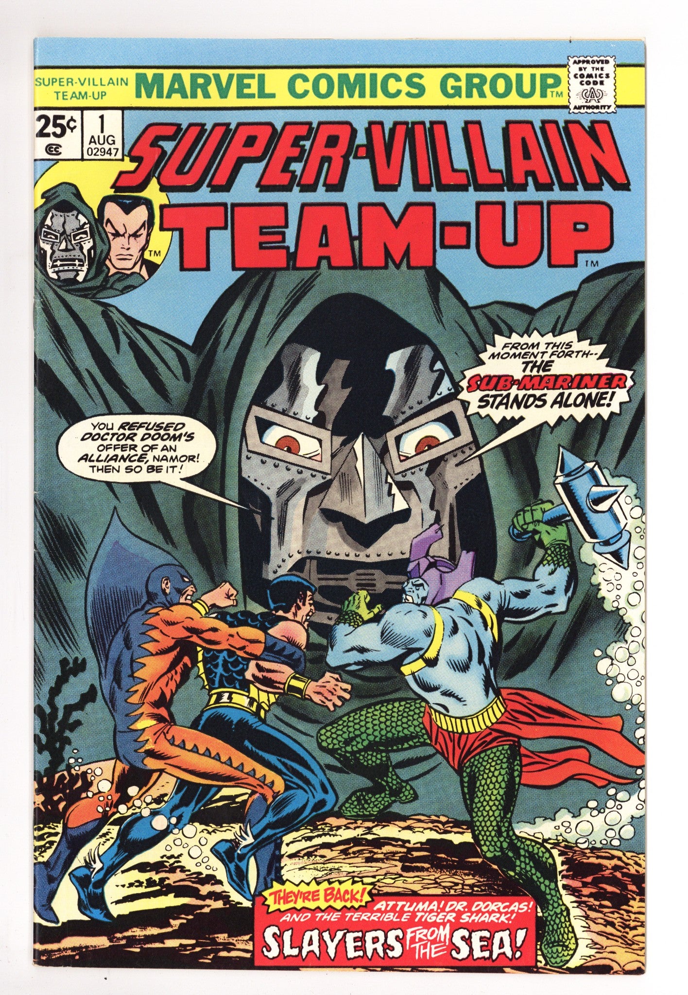 Super-Villain Team-Up 1 VF- (7.5) (1975) 