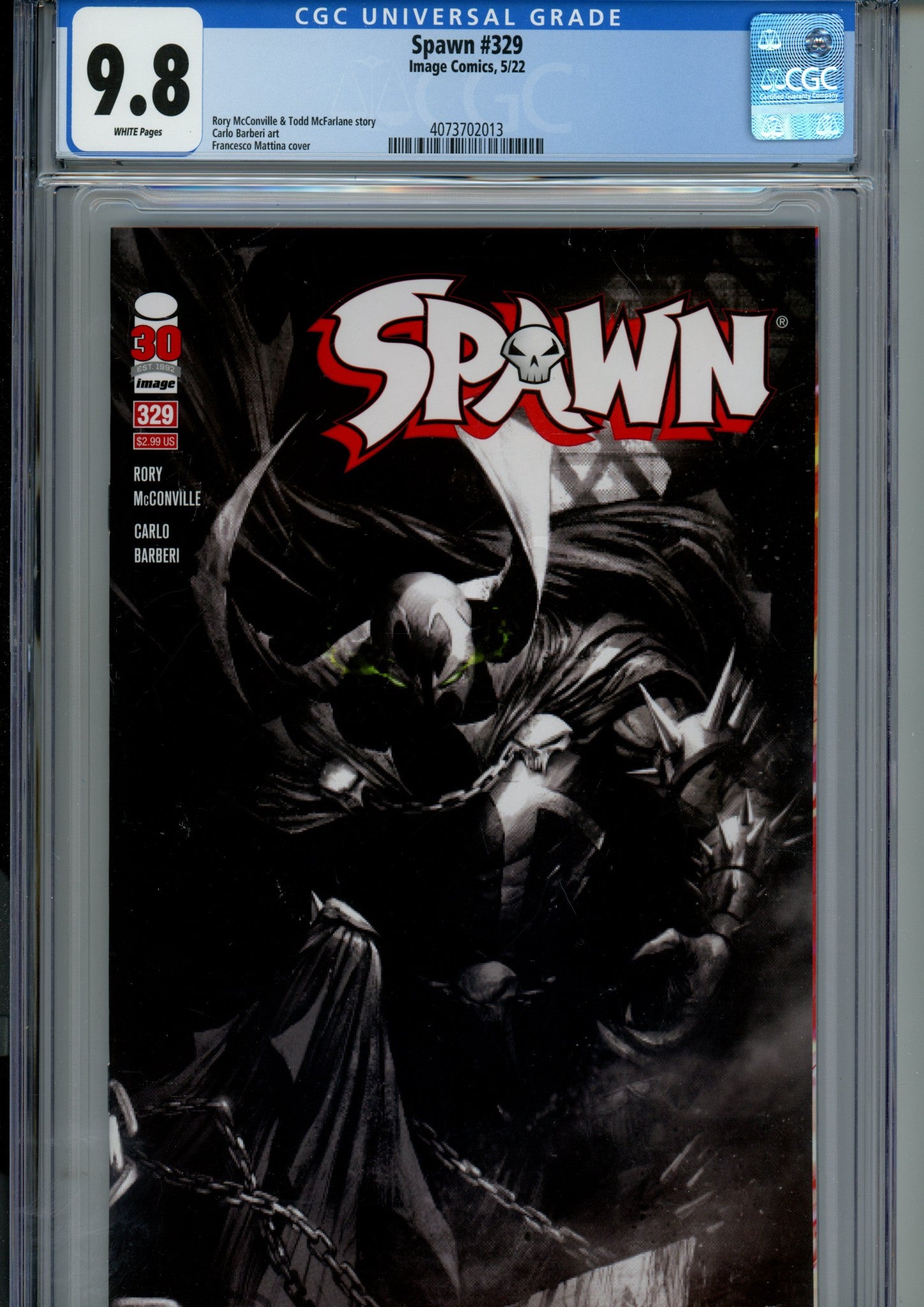 Spawn 329 CGC 9.8 (NM/M) (2022) 