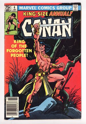 Conan Annual 6 Mid Grade (1981) Newsstand 