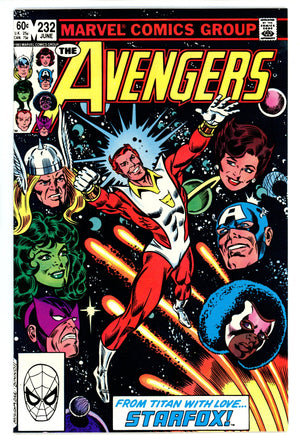The Avengers Vol 1 232 NM- (9.2) (1983)