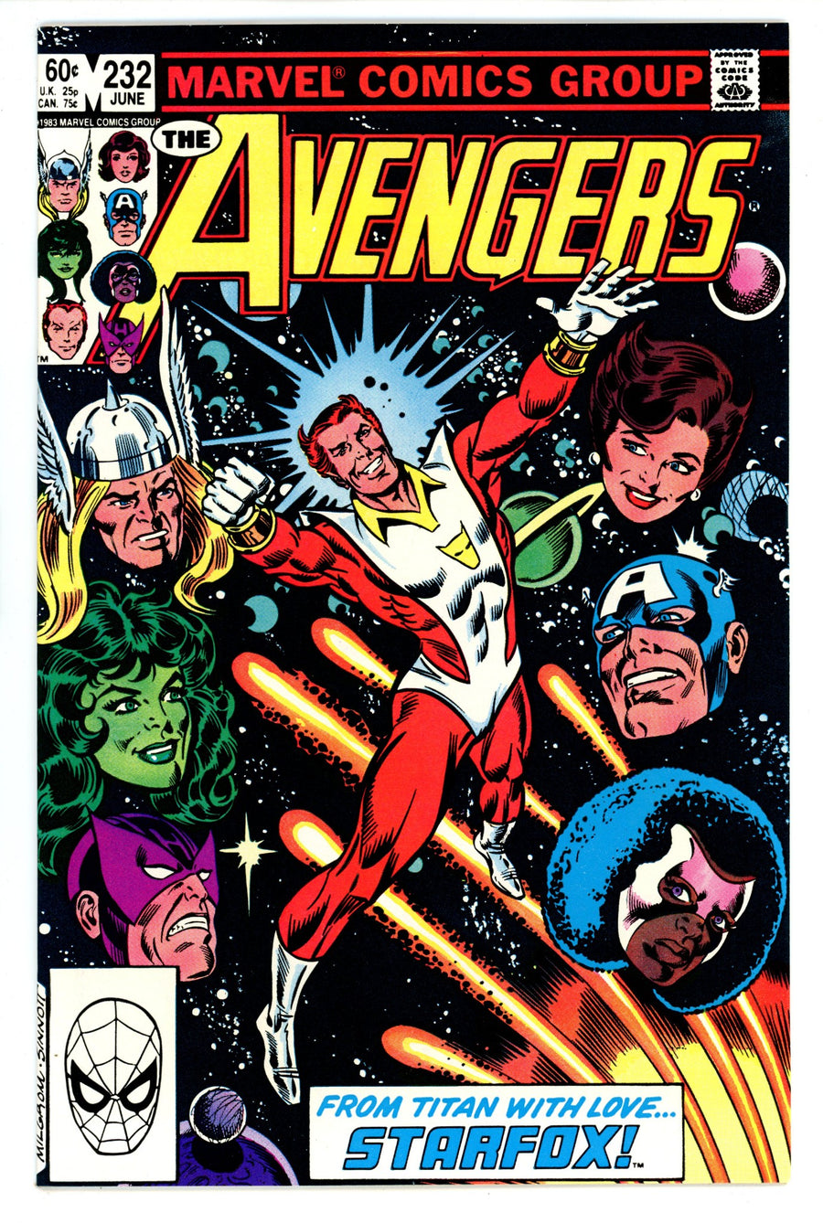 The Avengers Vol 1 232 NM- (9.2) (1983) 