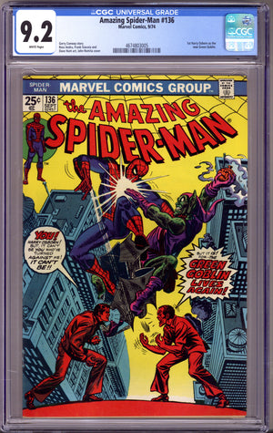 The Amazing Spider-Man Vol 1 136 CGC 9.2 (NM-) (1974)