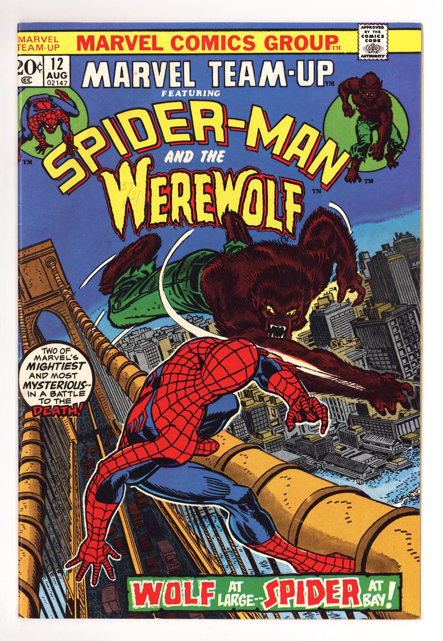 Marvel Team-Up Vol 1 12 VF+ (8.5) (1973) 