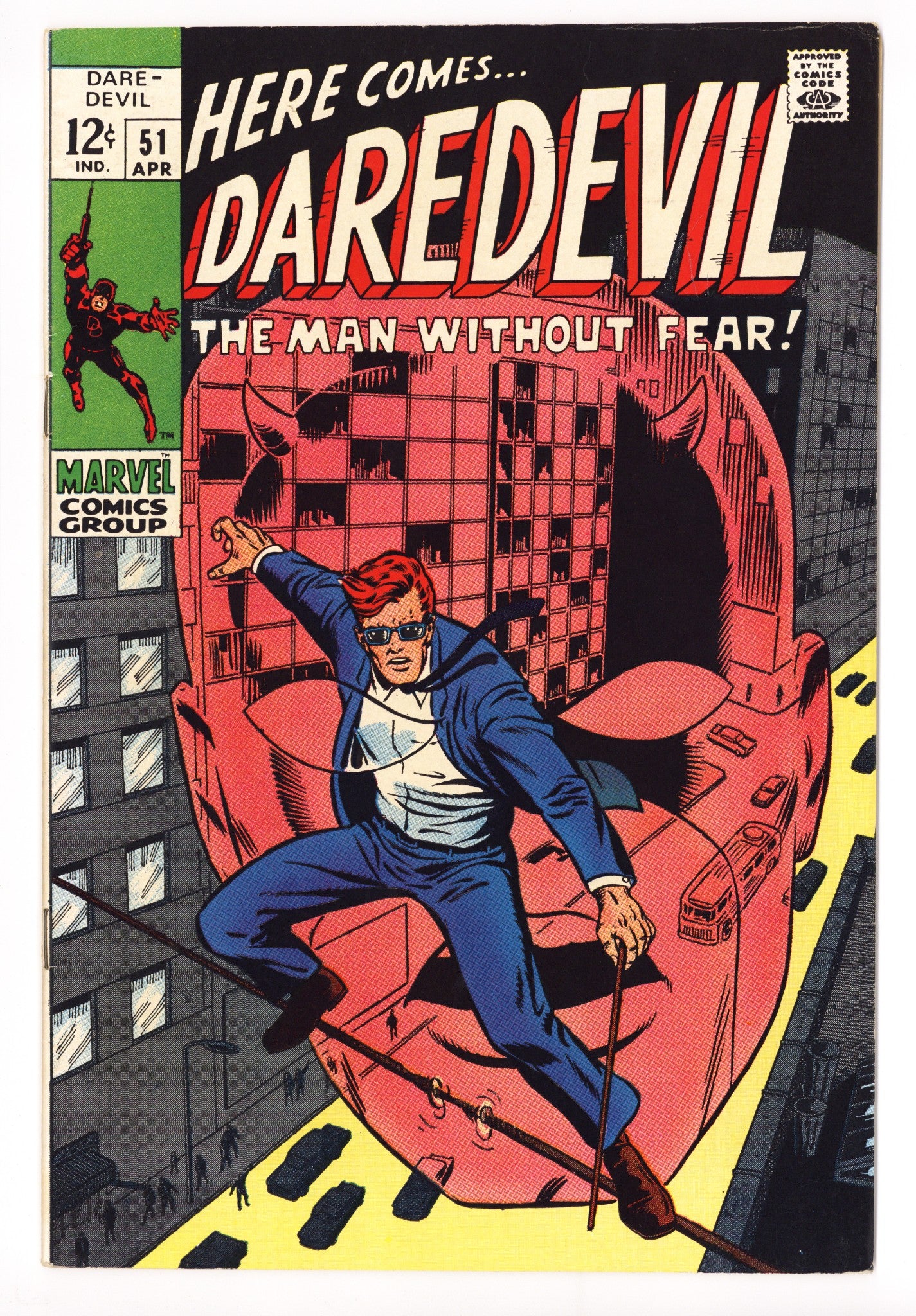 Daredevil Vol 1 51 VF (8.0) (1969) 