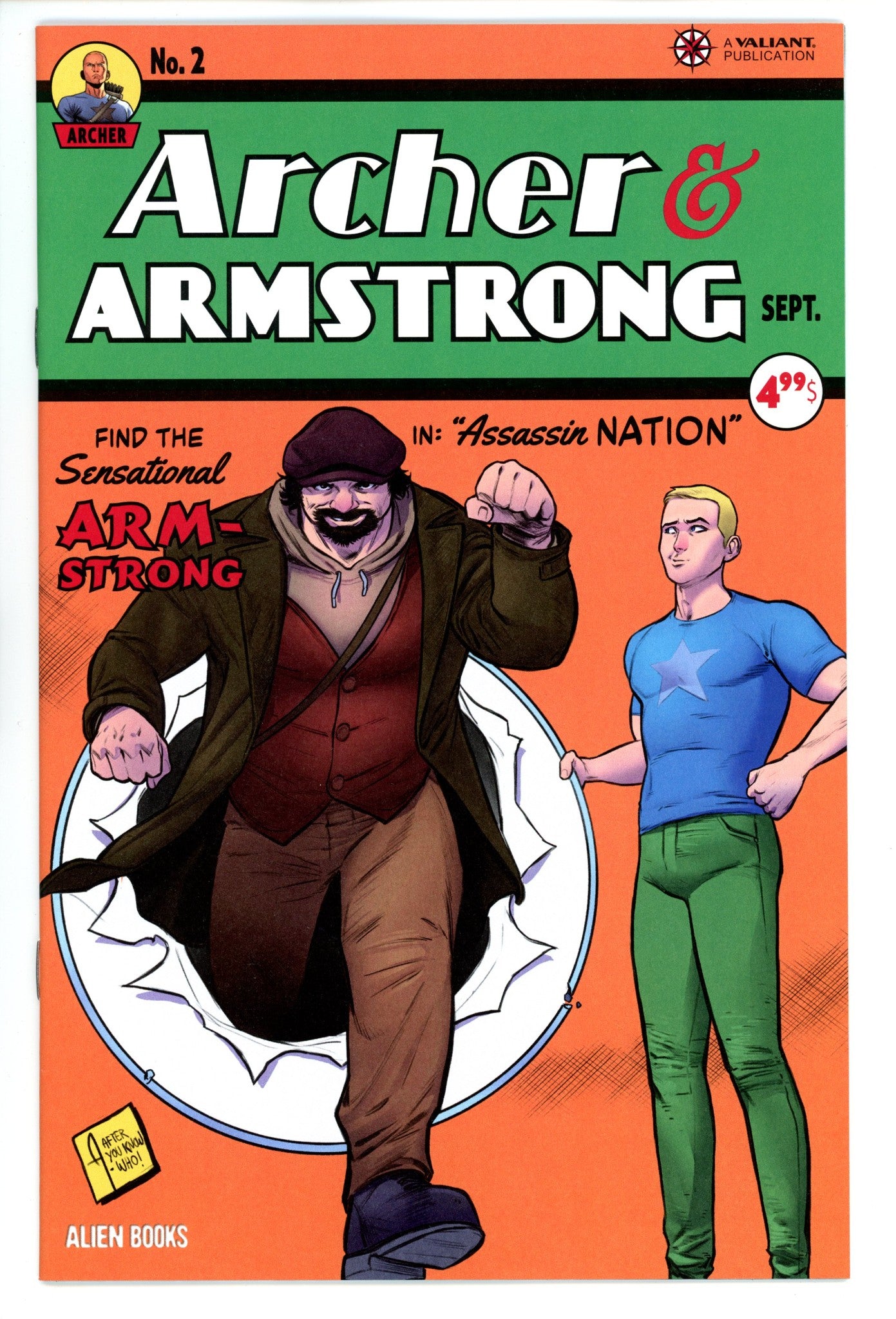 Archer & Armstrong Assassin Nation 2 Ponce Homage Variant (2024)