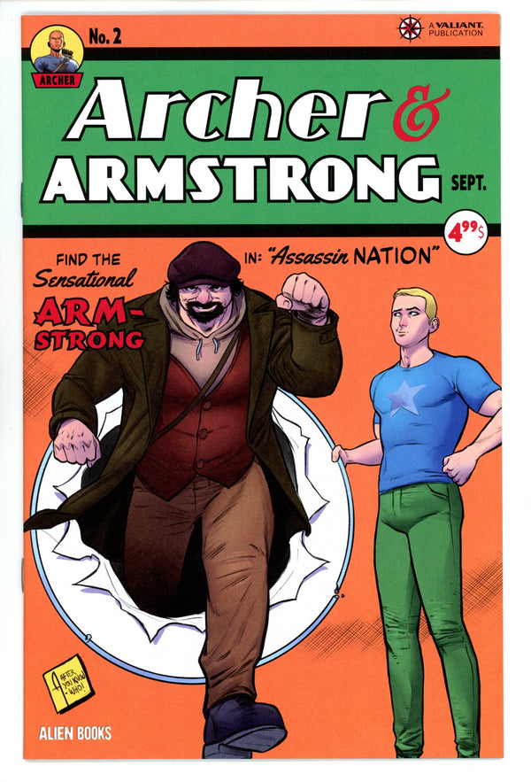 Archer & Armstrong Assassin Nation 2 Ponce Homage Variant (2024)