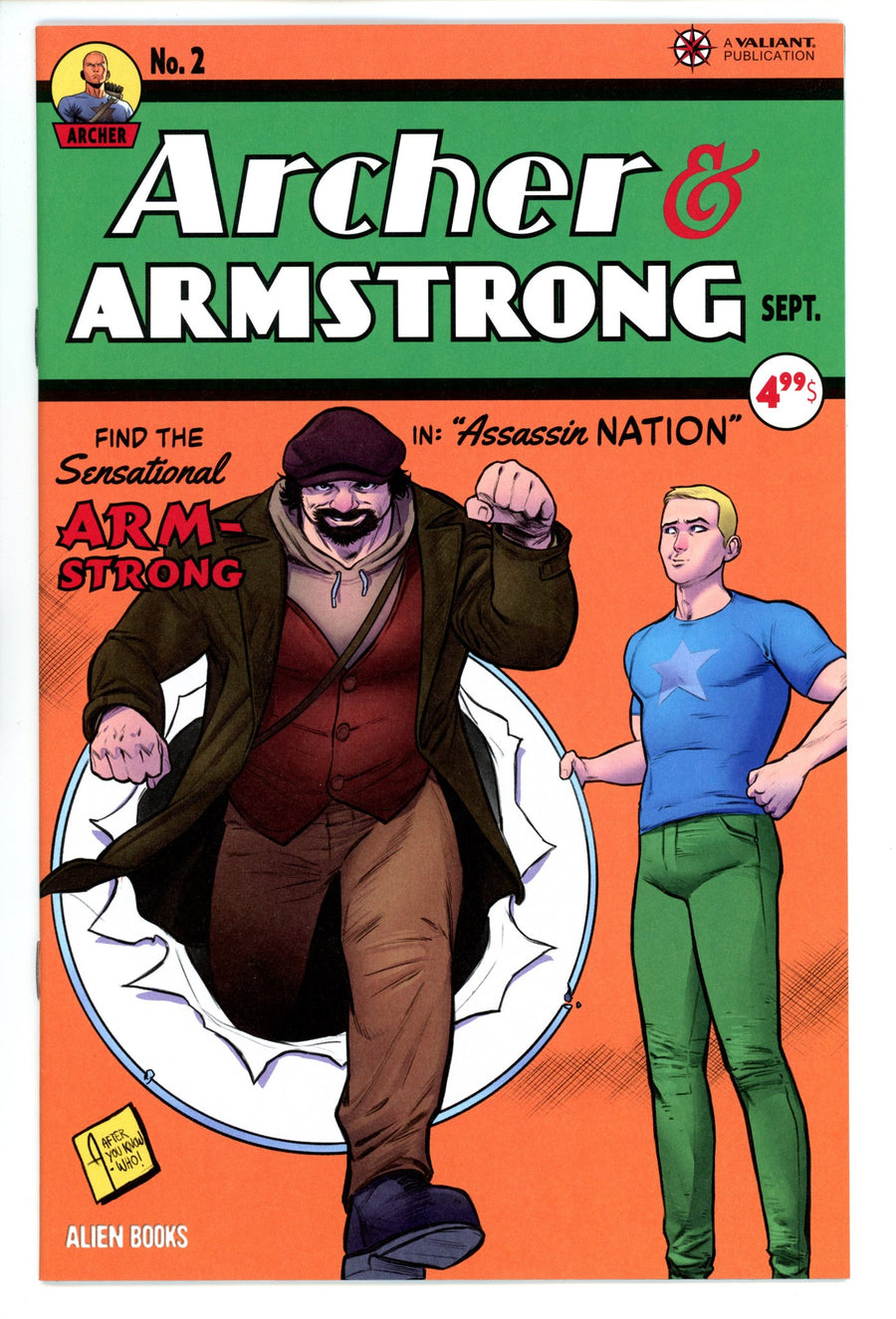 Archer & Armstrong Assassin Nation 2 Ponce Homage Variant (2024)