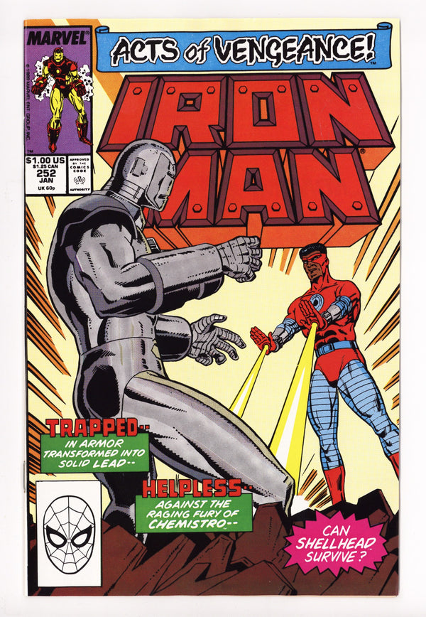 Iron Man Vol 1 252 High Grade (1990)