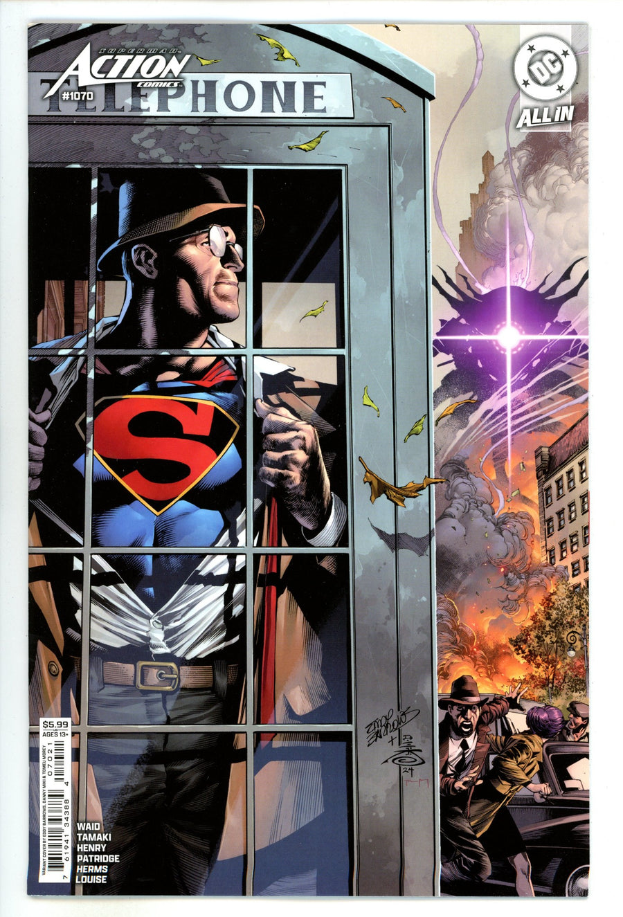 Action Comics Vol 3 1070 Barrows Variant (2024)
