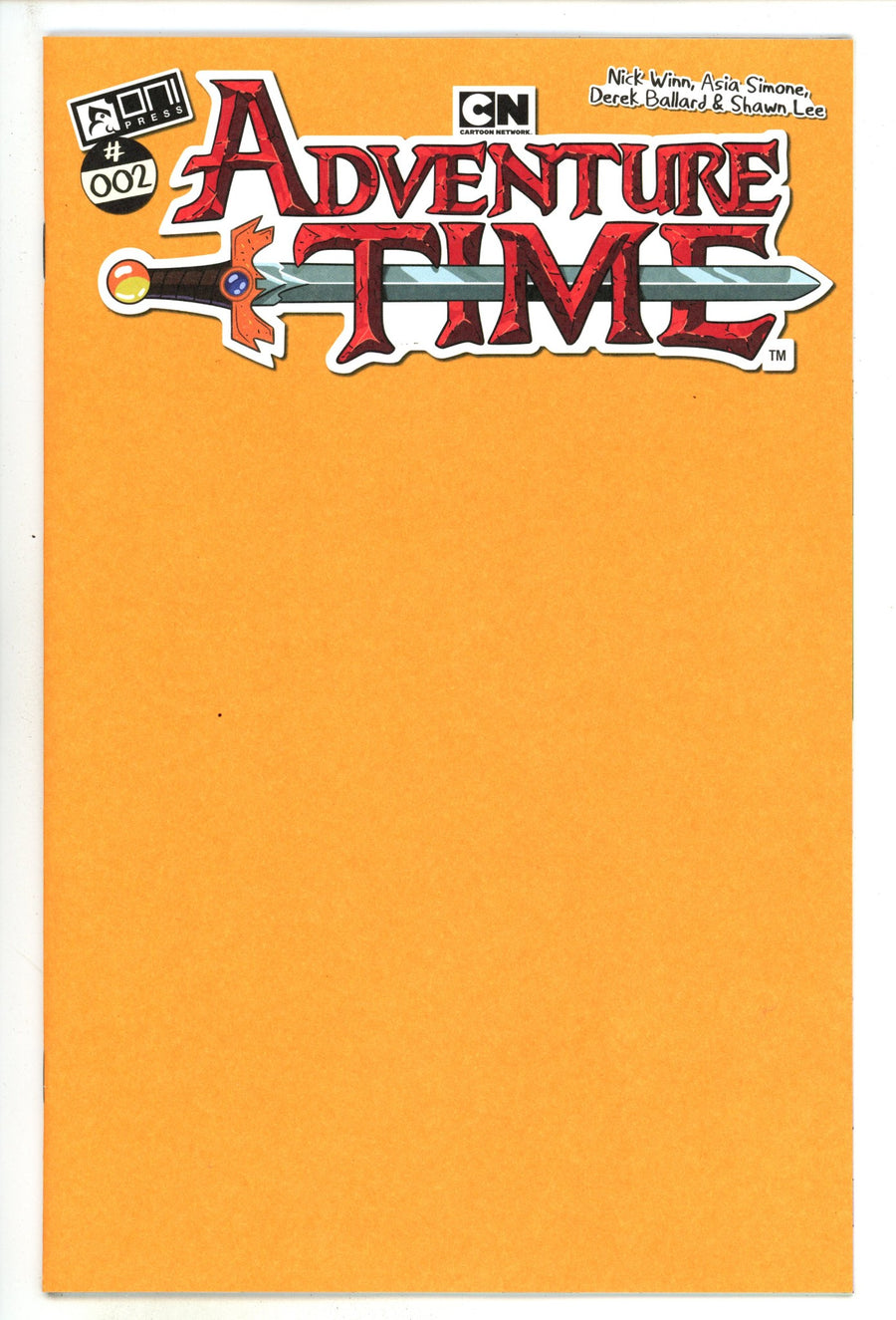 Adventure Time 2 Blank Variant (2025)