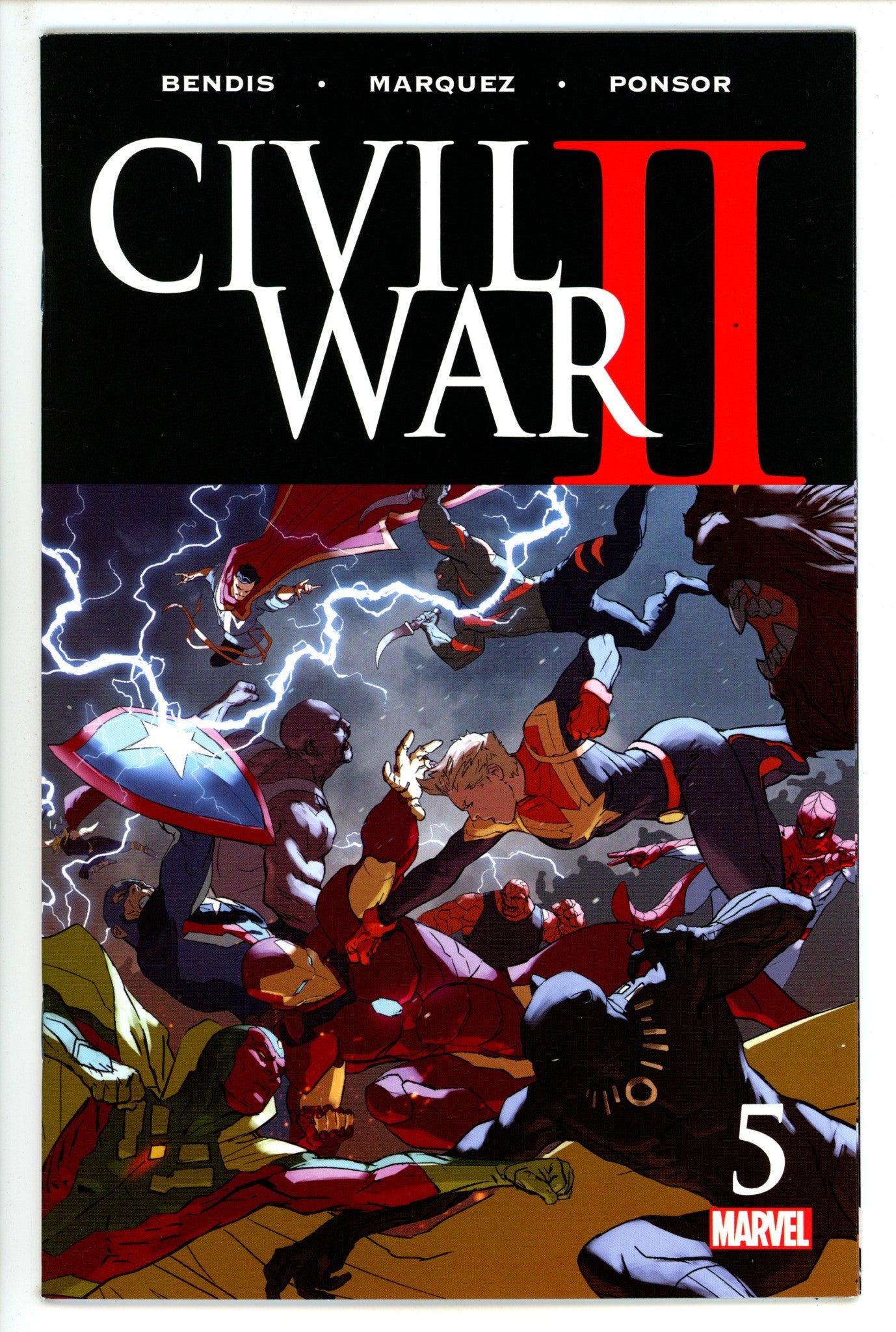 Civil War II 5 High Grade (2016) 