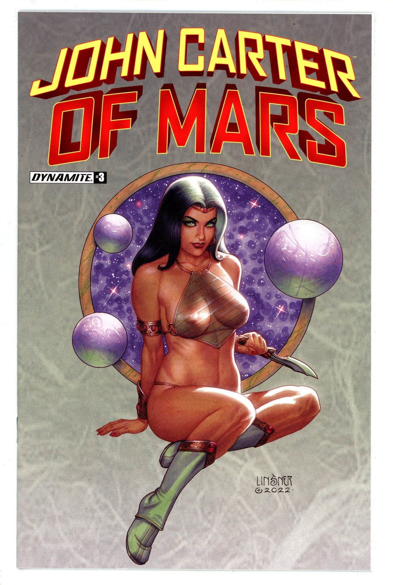 John Carter of Mars 3 High Grade (2022) Linsner Variant 