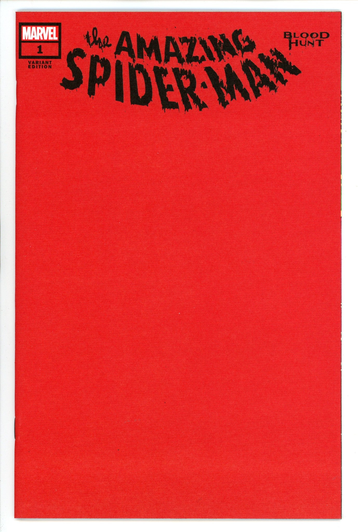 Amazing Spider-Man Blood Hunt  1   Blank Variant   (2024)