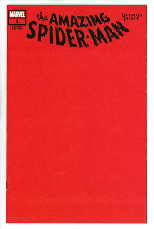 Amazing Spider-Man Blood Hunt  1   Blank Variant   (2024)