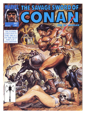 The Savage Sword of Conan Vol 1 193 NM- (9.2) (1992)