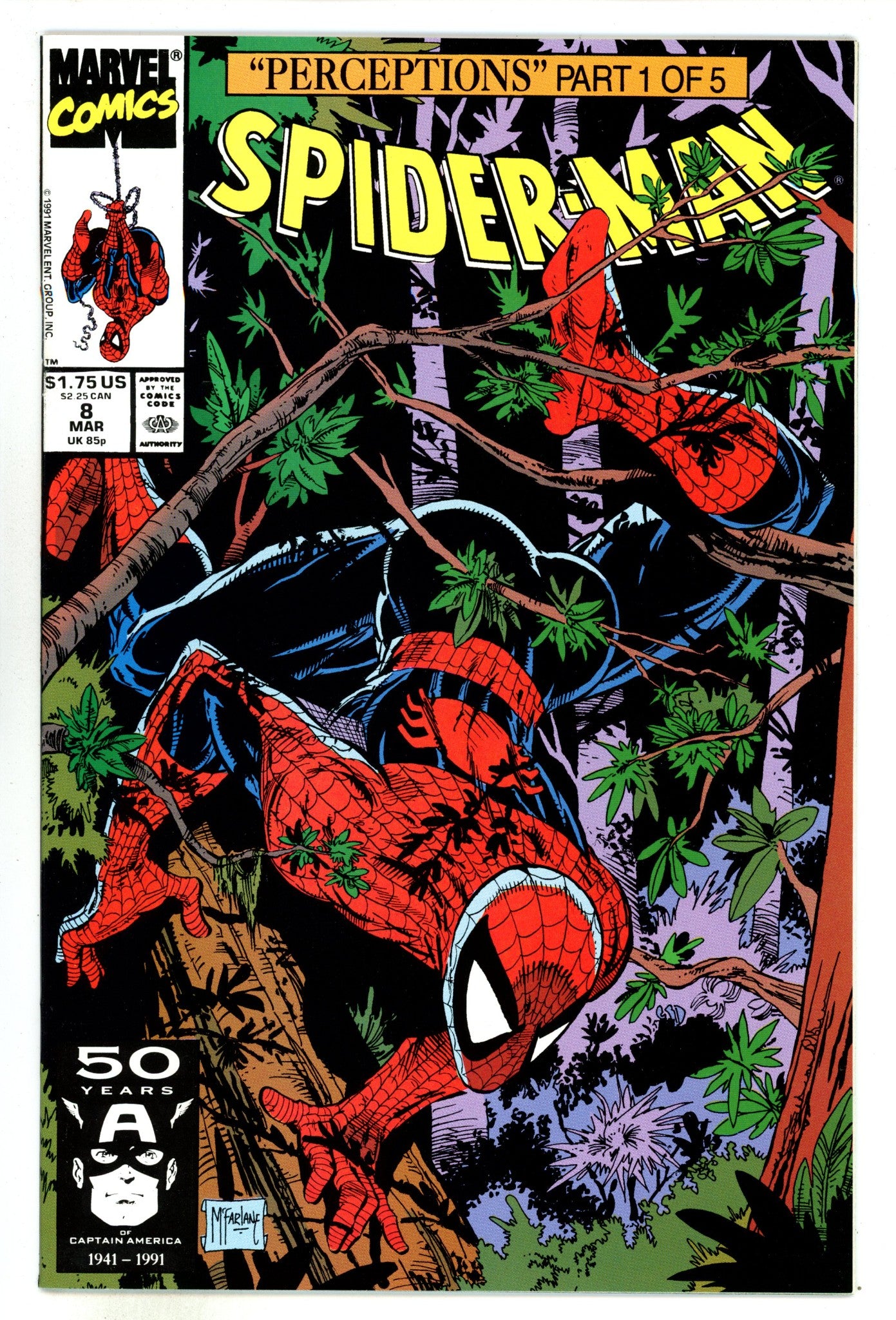 Spider-Man Vol 1 8 High Grade (1991) 