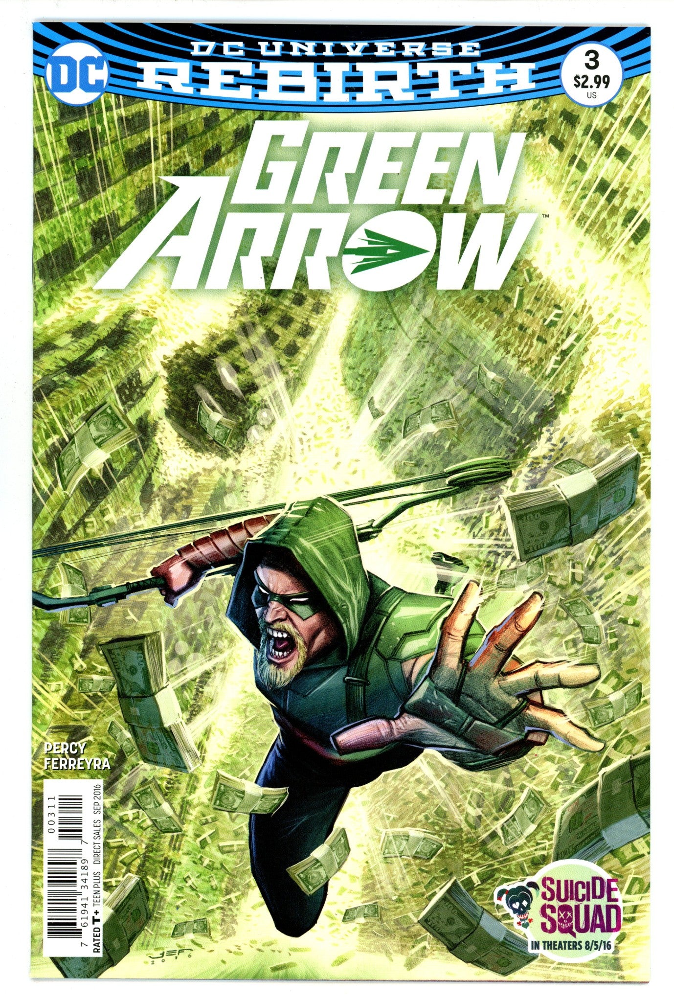 Green Arrow Vol 6 3 High Grade (2016) 