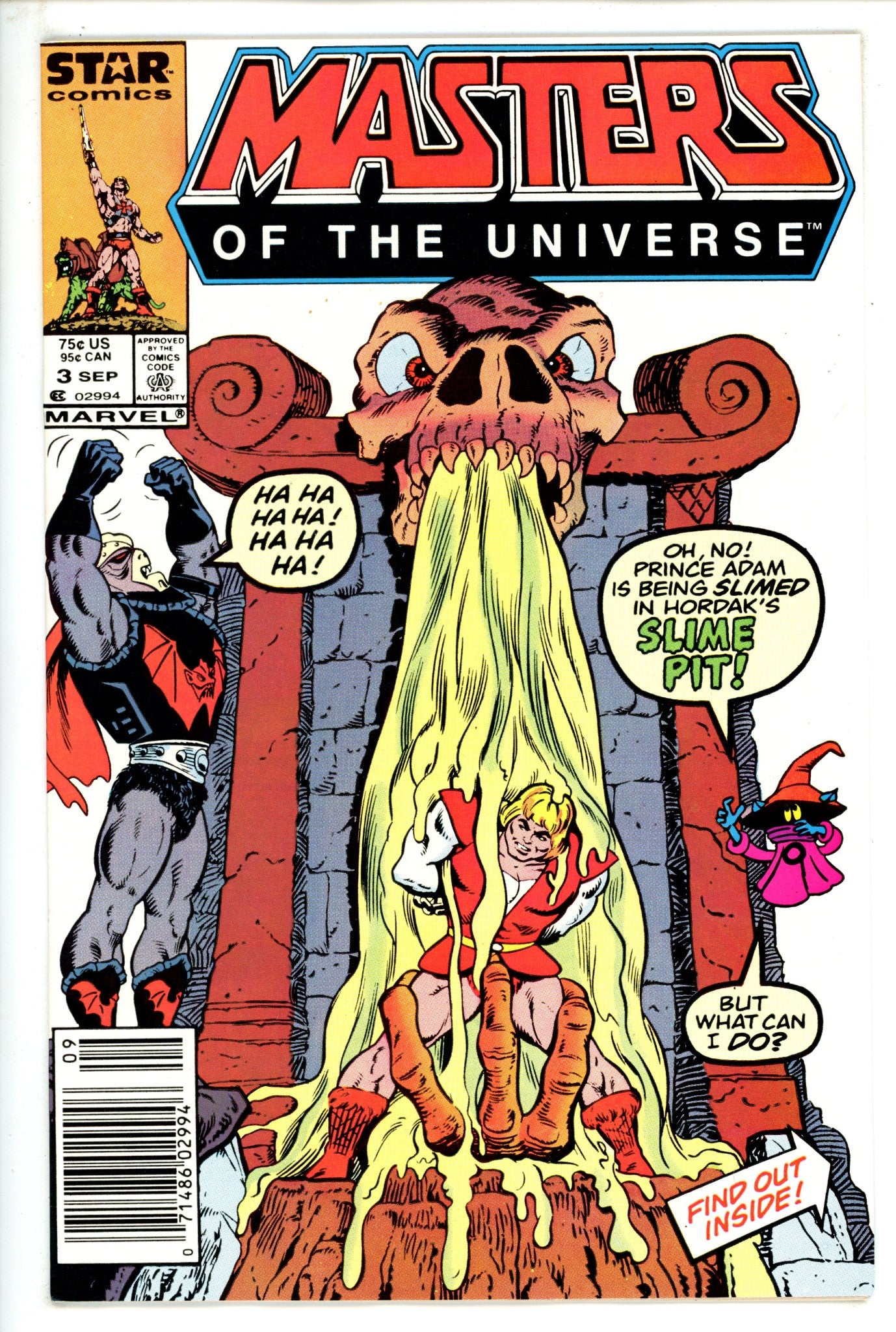 Masters of the Universe 3 VF+ (8.5) (1986) Newsstand 