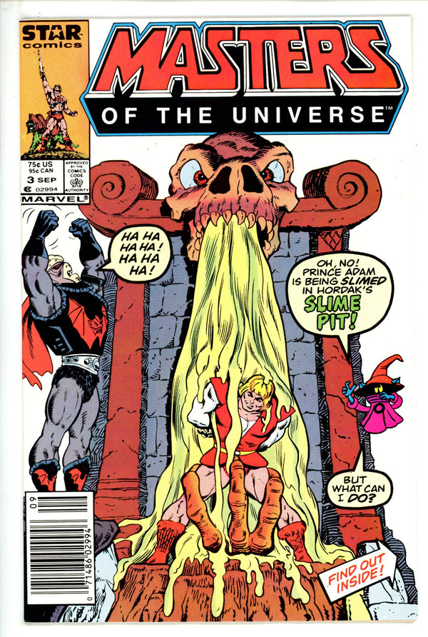 Masters of the Universe 3 VF+ (8.5) (1986) Newsstand