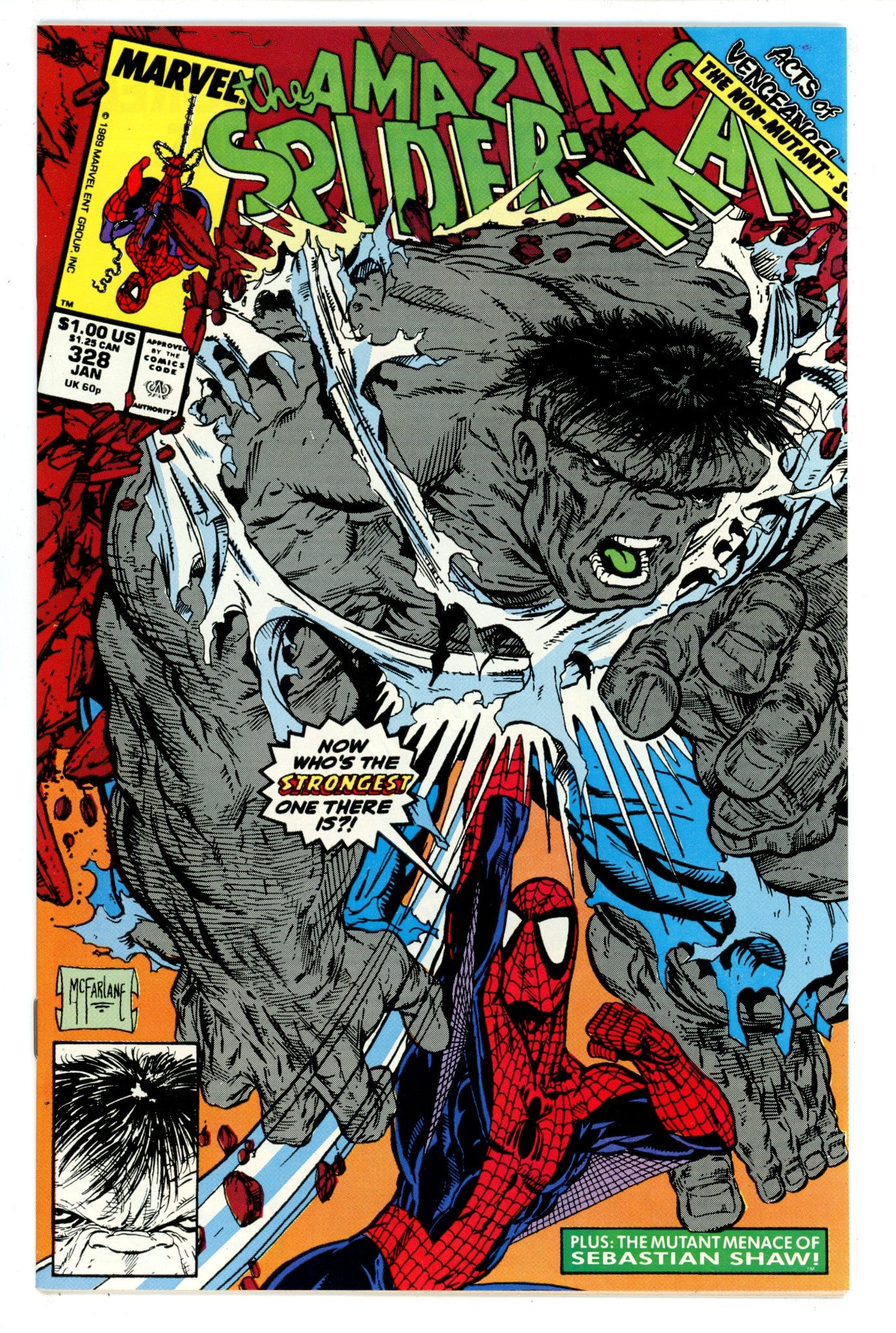 The Amazing Spider-Man Vol 1 328 VF+ (8.5) (1990) 