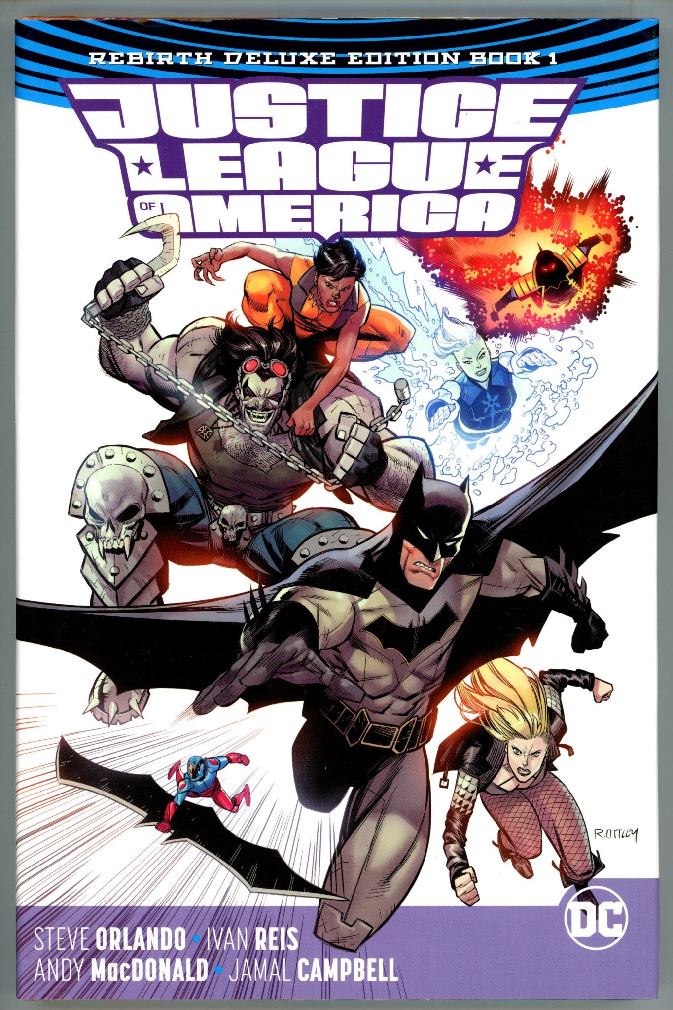 Justice League of America: Rebirth Deluxe Edition HC Vol 1 Mid Grade (2018) 