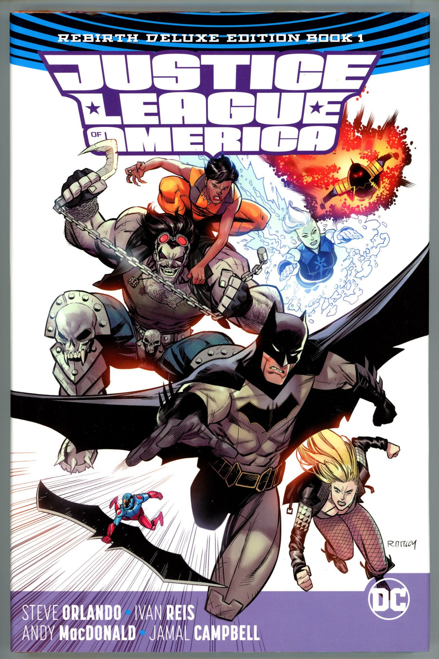 Justice League of America: Rebirth Deluxe Edition HC Vol 1 Mid Grade (2018) 