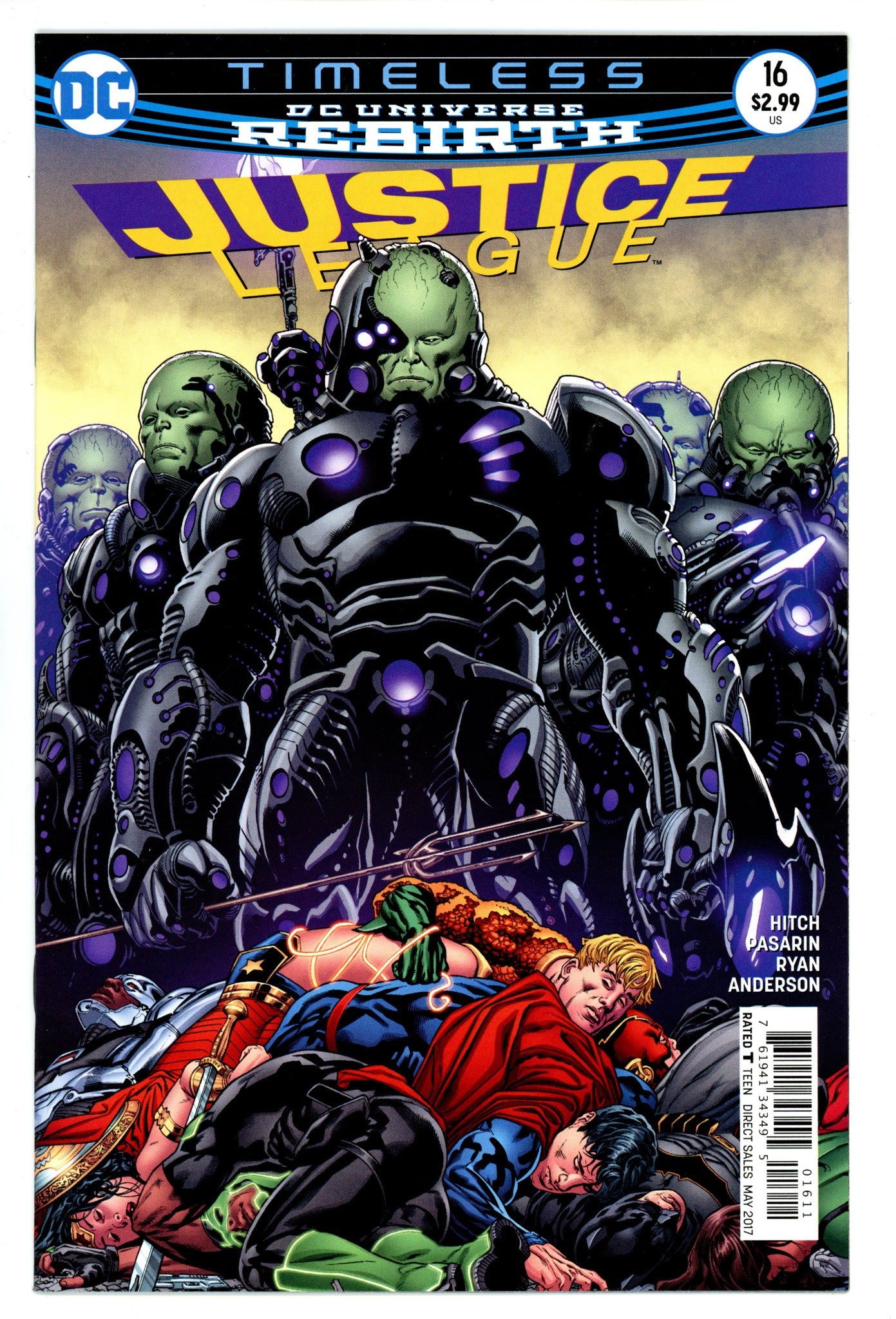 Justice League Vol 2 16 High Grade (2017) 