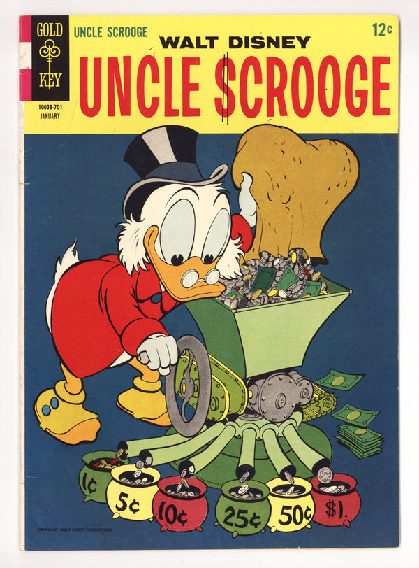 Walt Disney Uncle Scrooge 67 FN- (5.5) (1967)