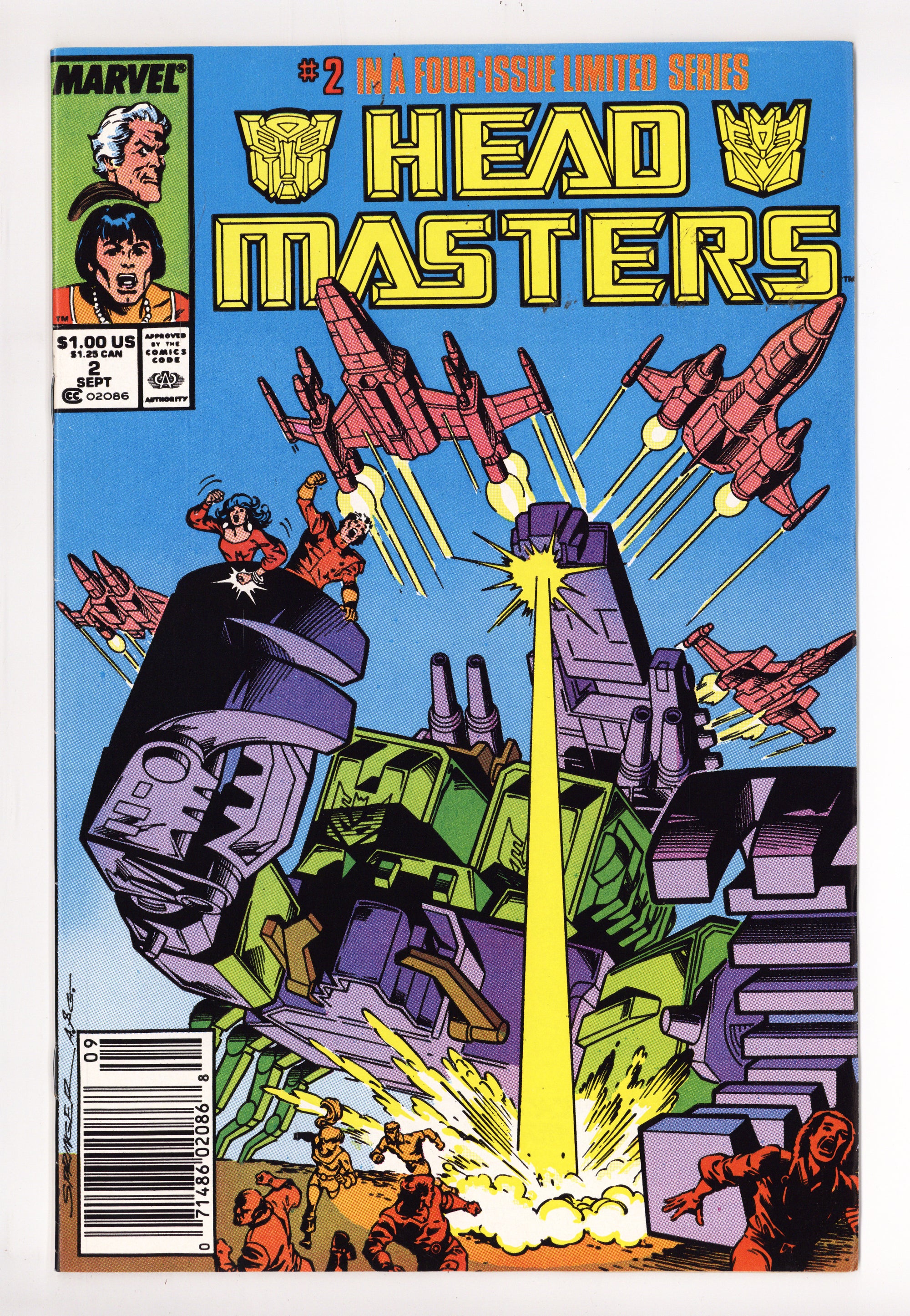 The Transformers: Headmasters 2 High Grade (1987) Newsstand 