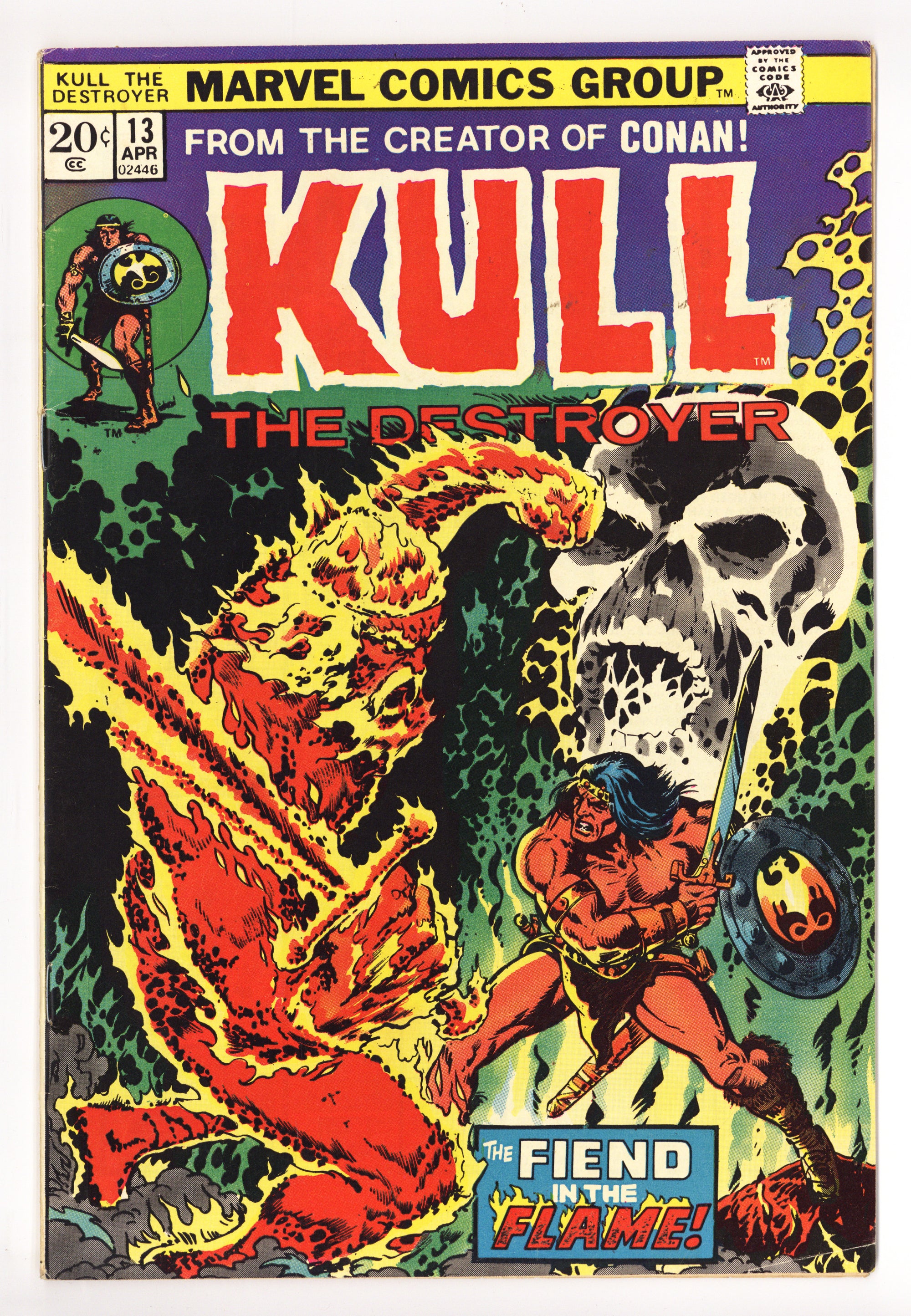 Kull, the Destroyer 13 Mid Grade (1974) 