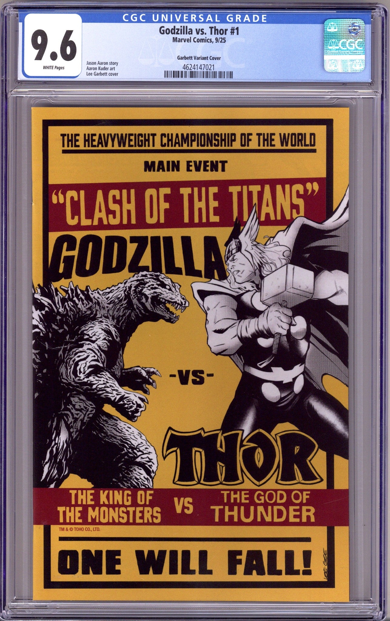 Godzilla vs. Thor 1 CGC 9.6 (NM+) (2025) Garbett Variant 