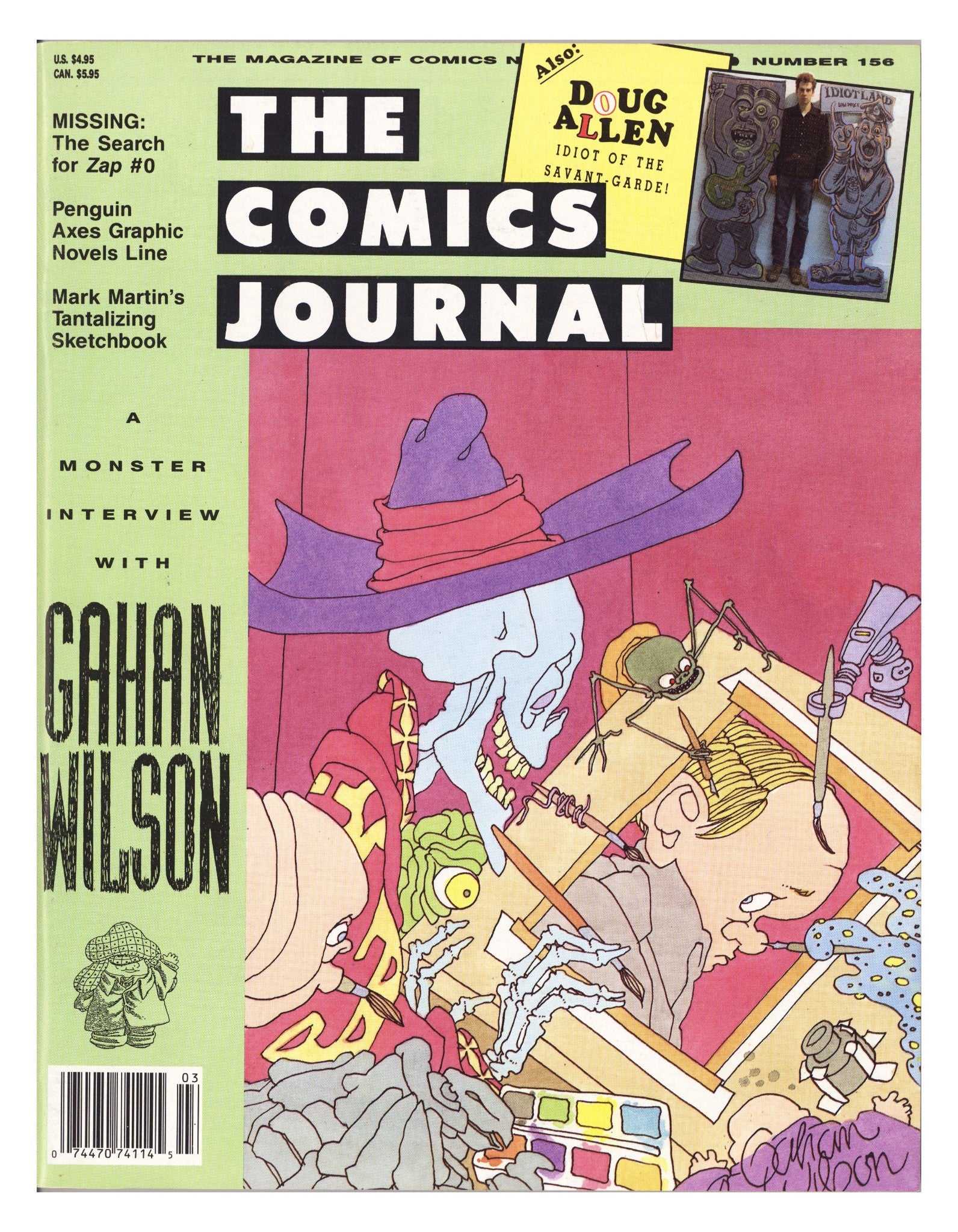 The Comics Journal 156 Mid Grade (1993) 