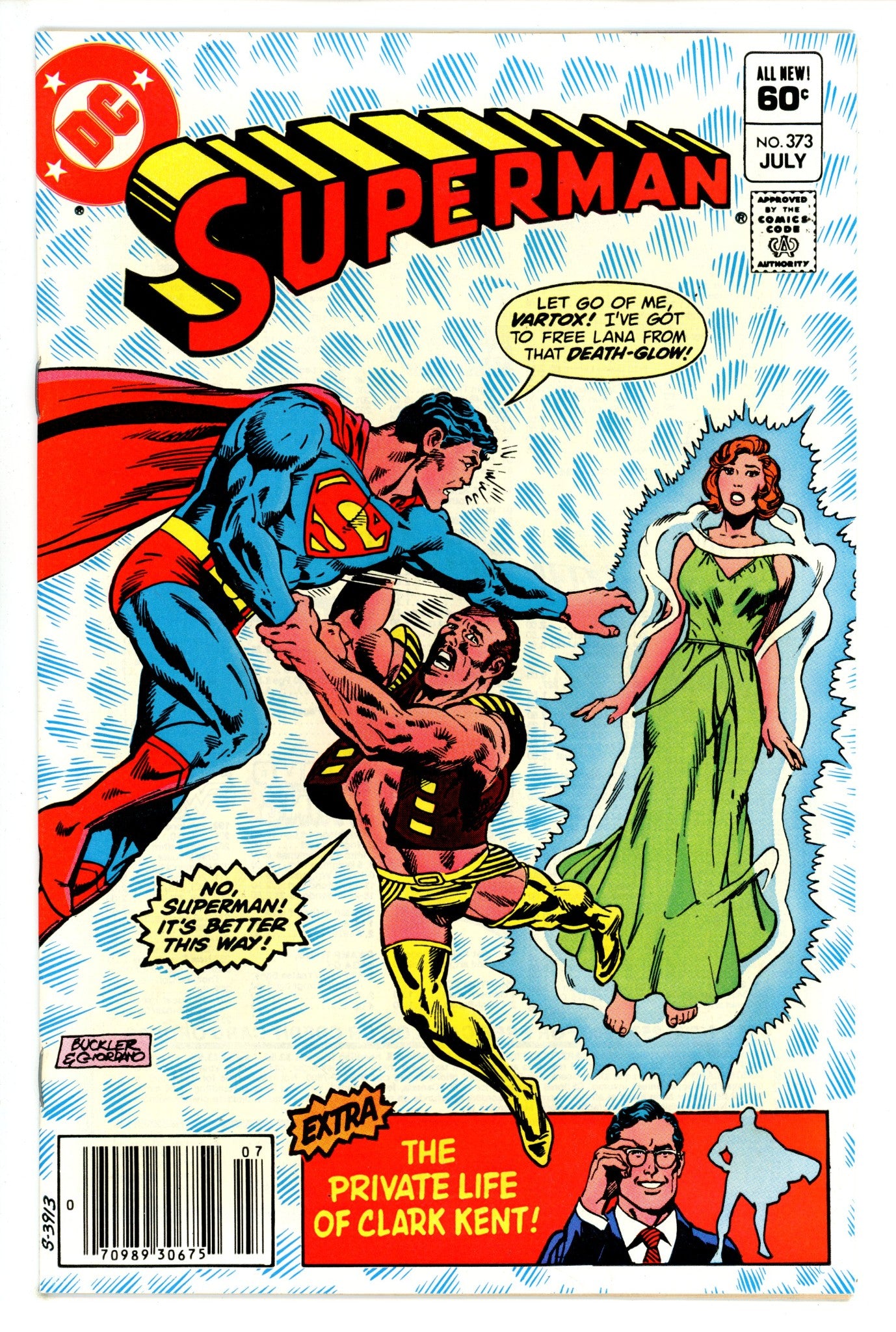 Superman Vol 1 373 Newsstand (1982)