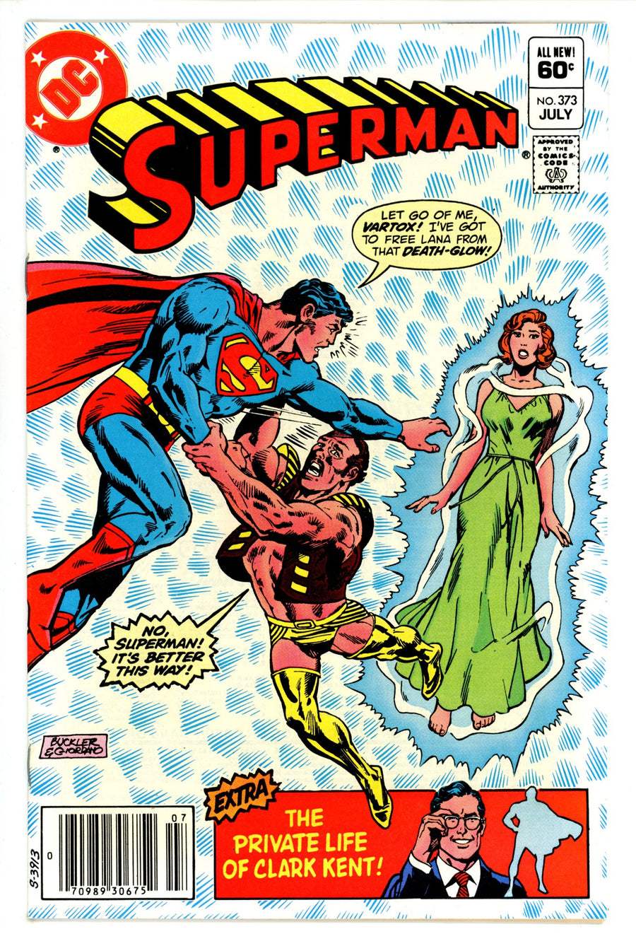 Superman Vol 1 373 Newsstand (1982)