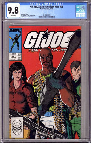 G.I. Joe, A Real American Hero 78 CGC 9.8 (NM/M) (1988)