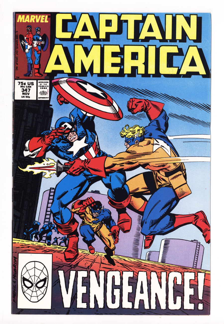 Captain America Vol 1 347 High Grade (1988) 