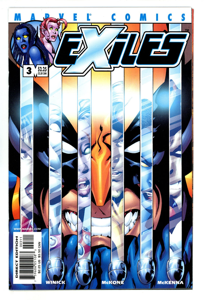 Exiles Vol 1 3 High Grade (2001) 