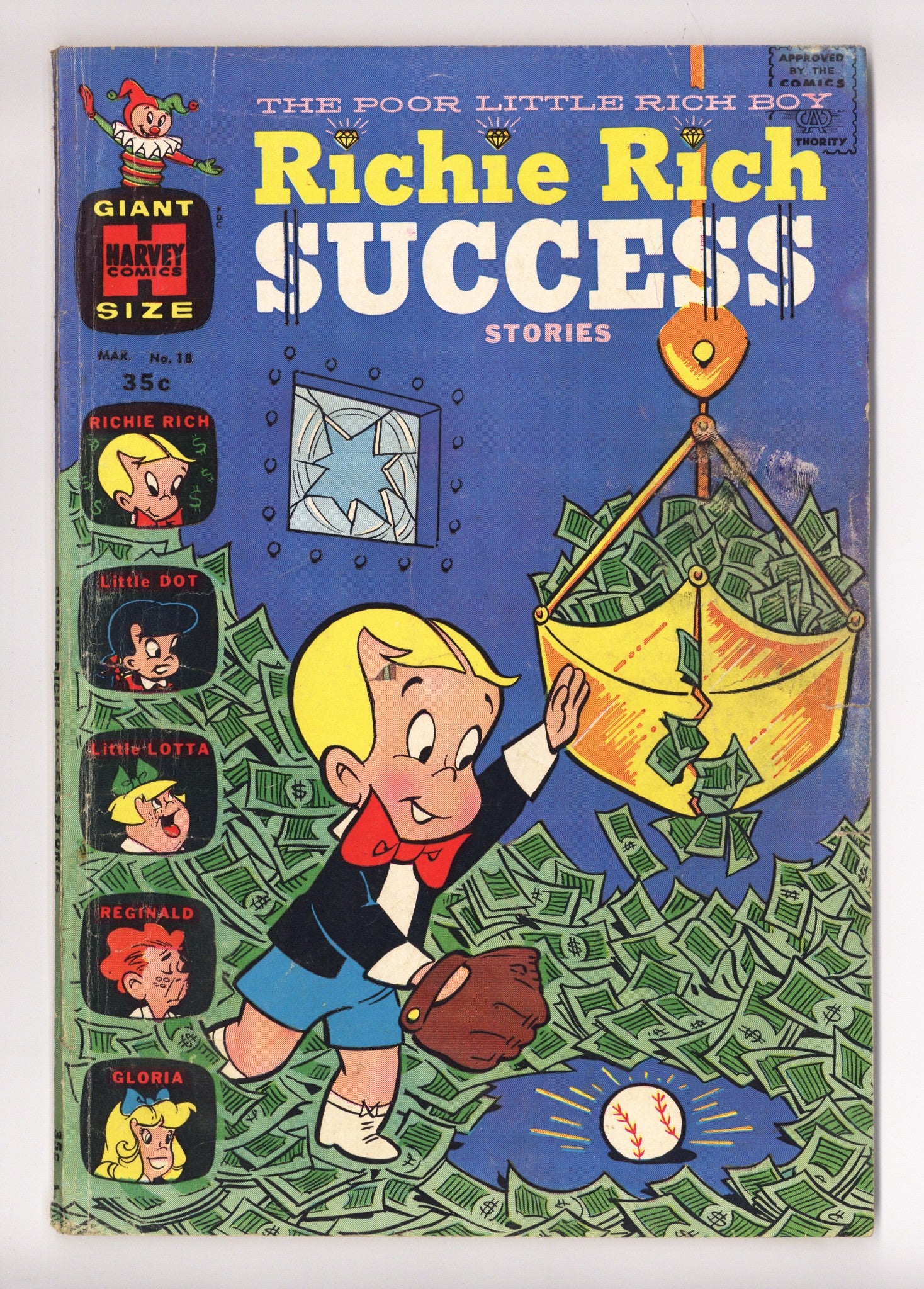 Richie Rich Success Stories 18 VG- (3.5) (1968) Canadian Price Variant 