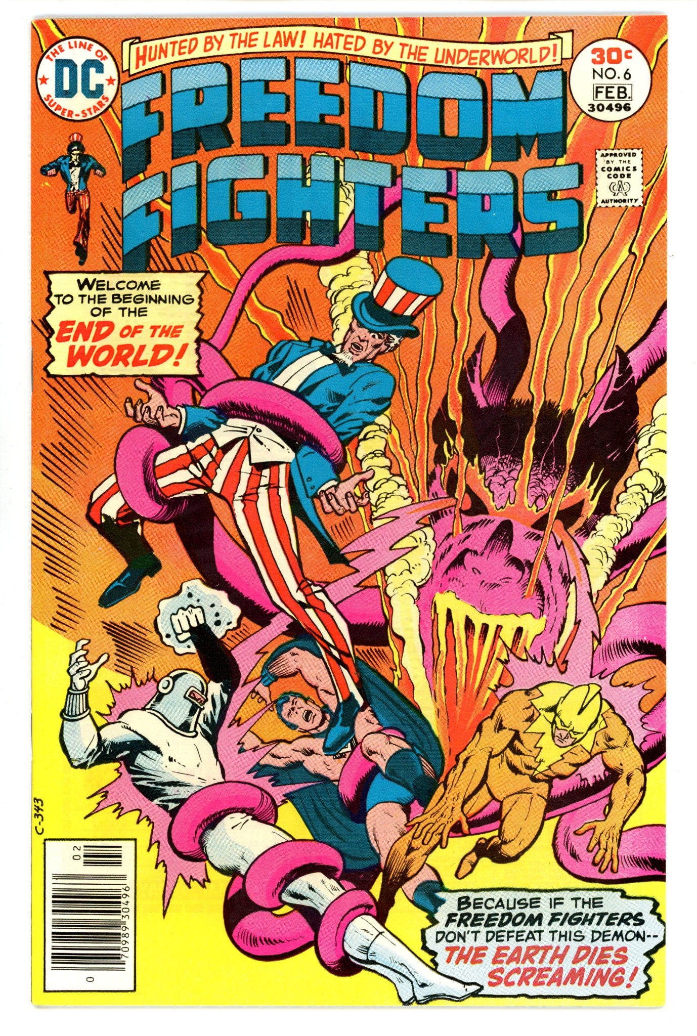 Freedom Fighters Vol 1 6 VF/NM (9.0) (1977) 