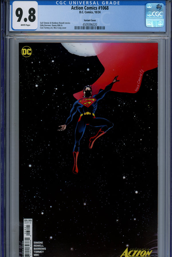 Action Comics Vol 3 1068 CGC 9.8 (NM/M) (2024) Craig Variant