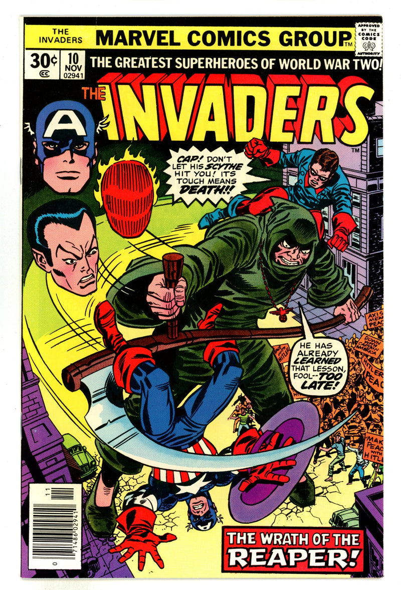 The Invaders Vol 1 10 NM (9.4) (1976) 