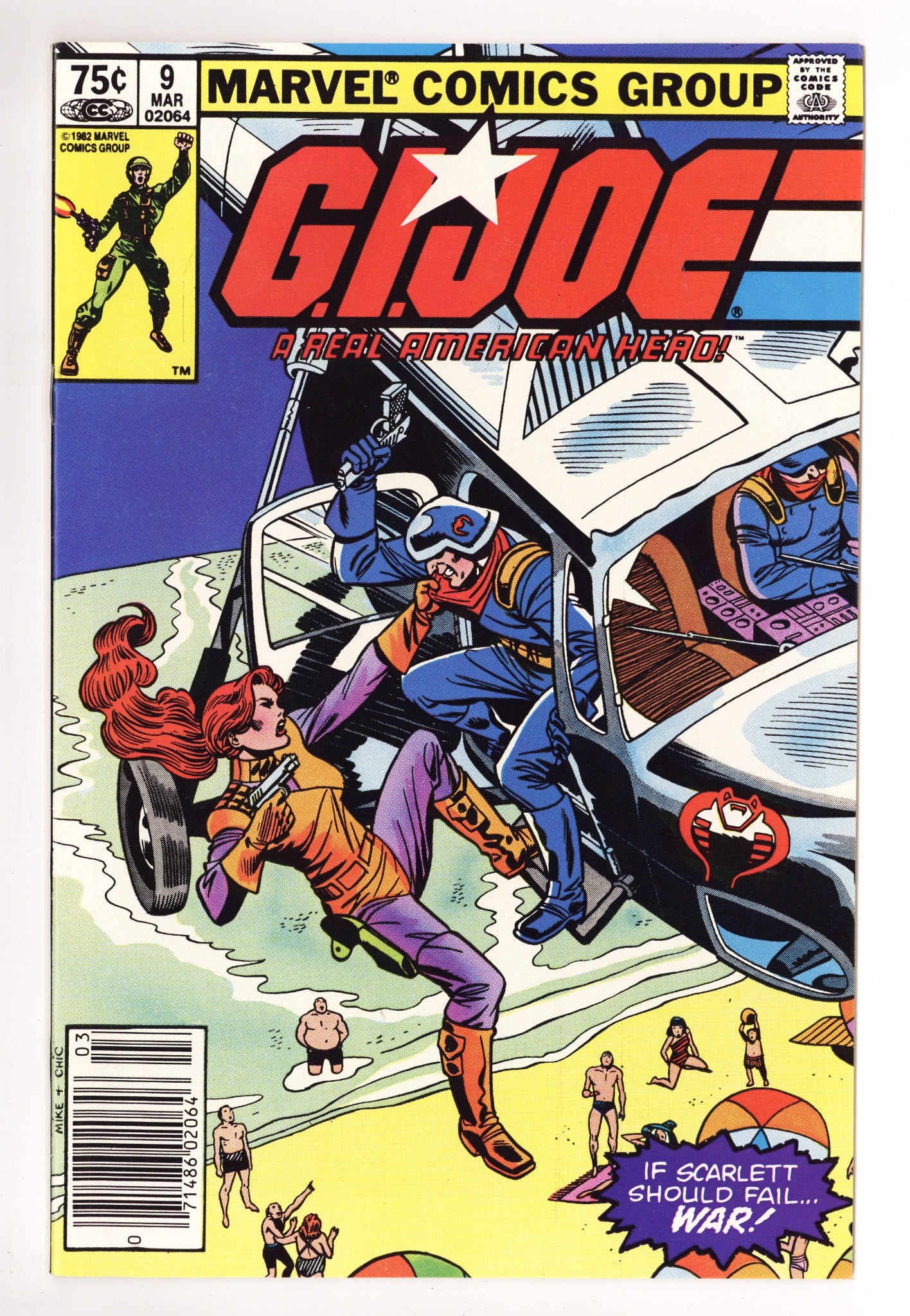 G.I. Joe, A Real American Hero 9 VF (8.0) (1983) Canadian Price Variant 