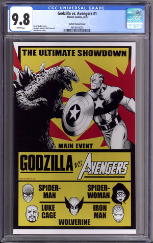 Godzilla vs. Avengers   1 CGC 9.8 (NM/M)   (2025) Garbett     Variant