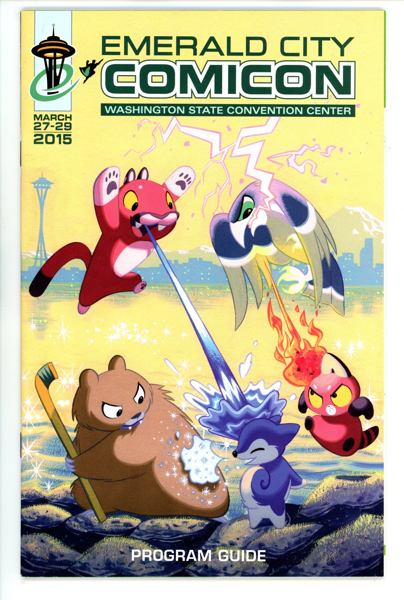Emerald City Comic Con Program Guide [nn] High Grade (2015) 