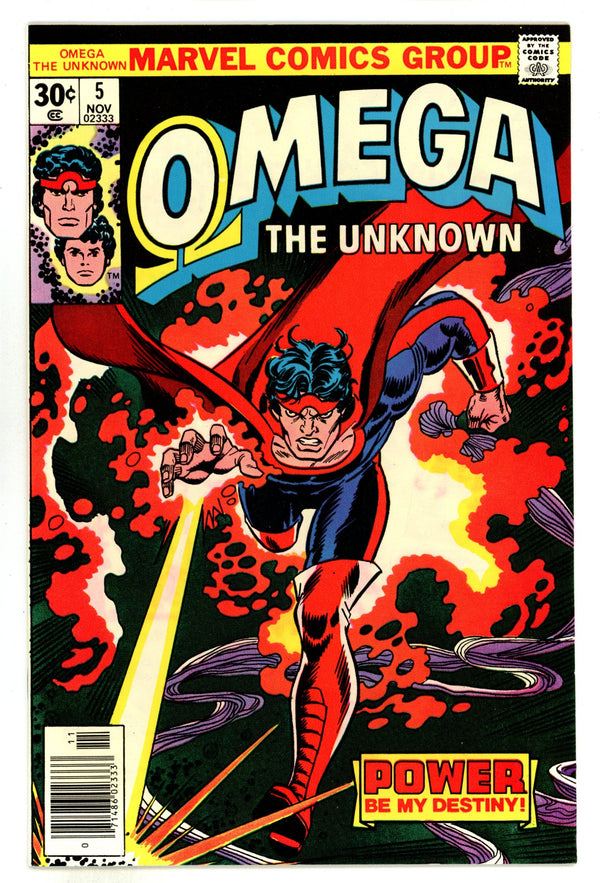 Omega the Unknown Vol 1 5 VF/NM (9.0) (1976)